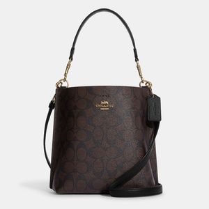 NWT Mollie Bucket Bag 22 In Signature Canvas